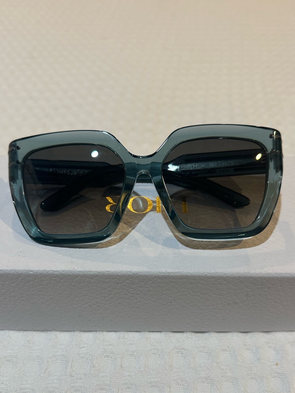 Christian Dior Oversized Square Sunglasses in Teal